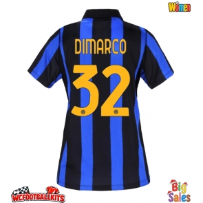 Inter Milan Federico Dimarco #32 Replica Home Stadium Shirt for Women 2026-27 Short Sleeve